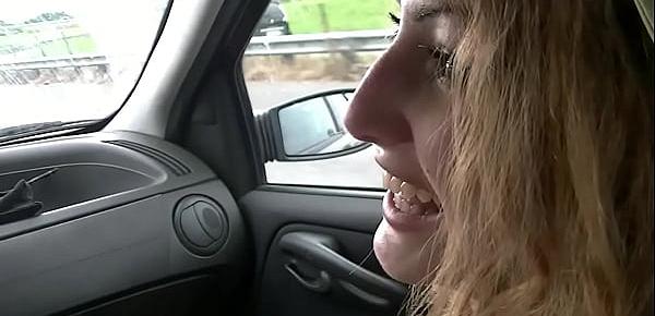  UI039-Driving with Giulia- Foot Smothering in the Car